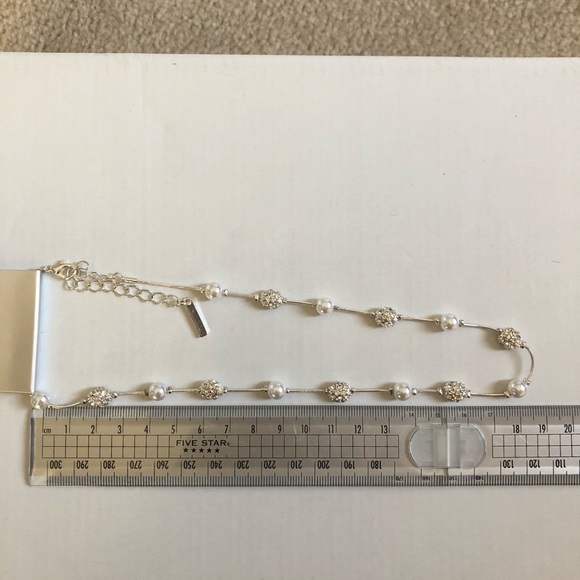 NWT Cezanne Pearl and Fireball Station Necklace - Picture 7 of 7